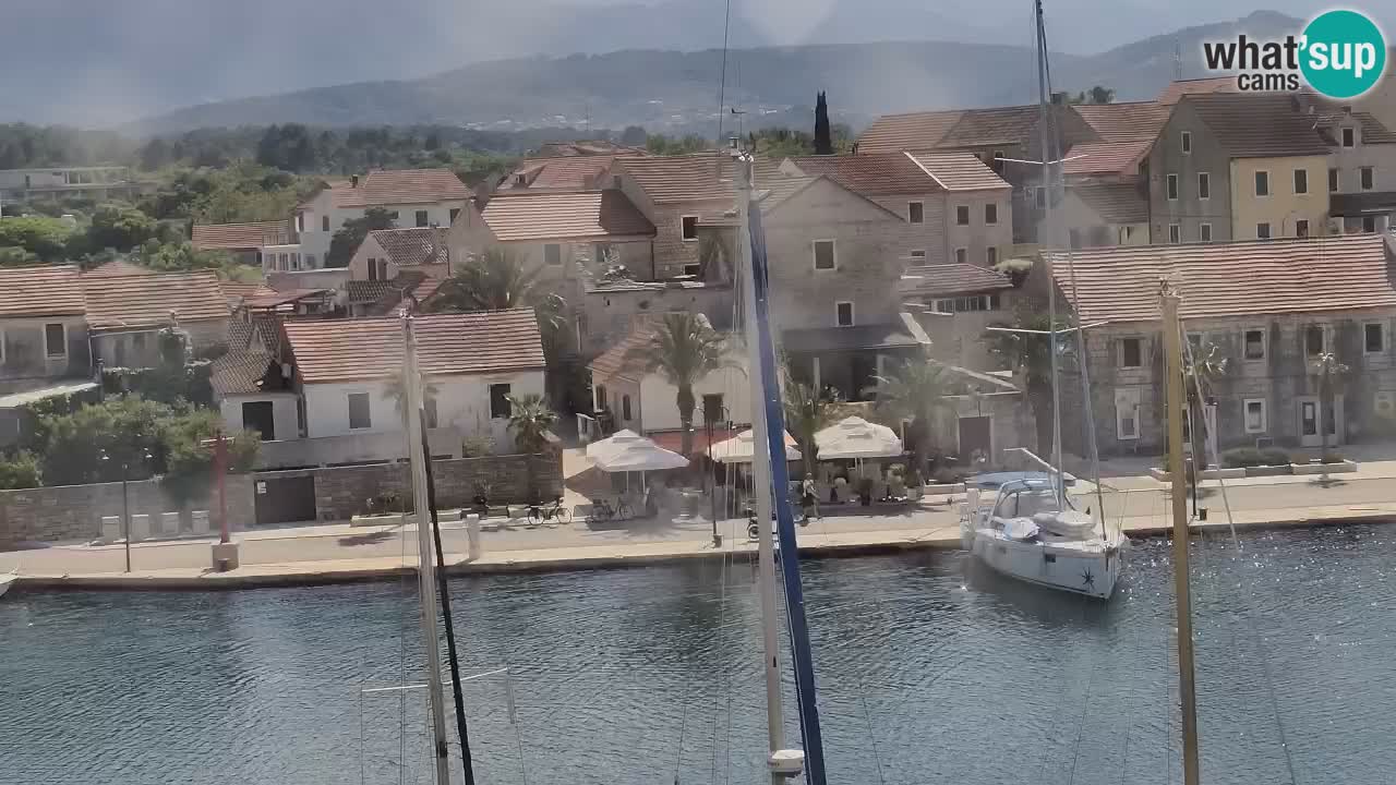 Livecam Hvar Vrboska marina | Île de Hvar | Dalmatia