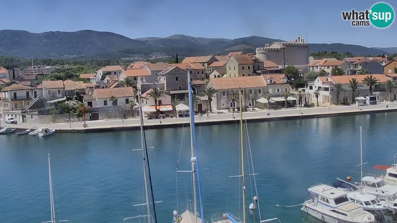 Webcam Vrboska marina | Hvar Insel | Dalmatien