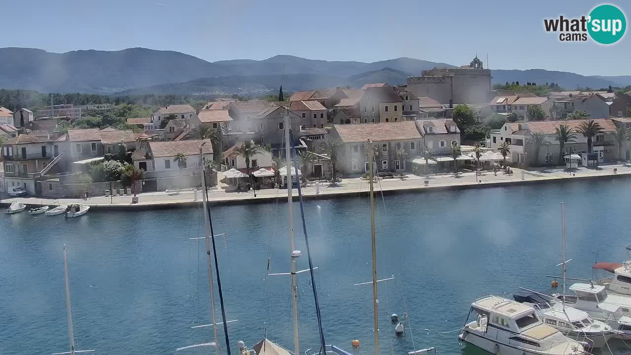 Livecam Vrboska marina | Hvar island | Dalmatia