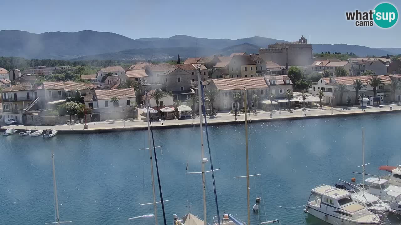 Livecam Hvar Vrboska marina | Île de Hvar | Dalmatia