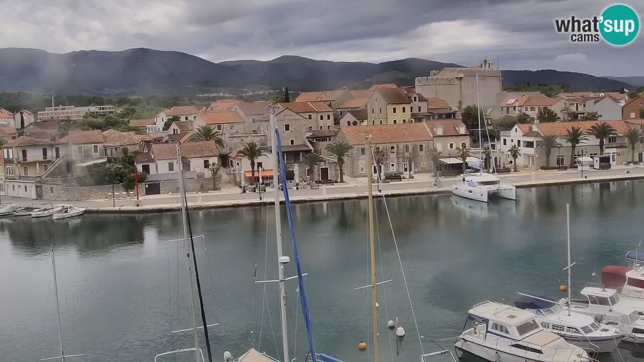 Webcam Vrboska marina | Hvar Insel | Dalmatien