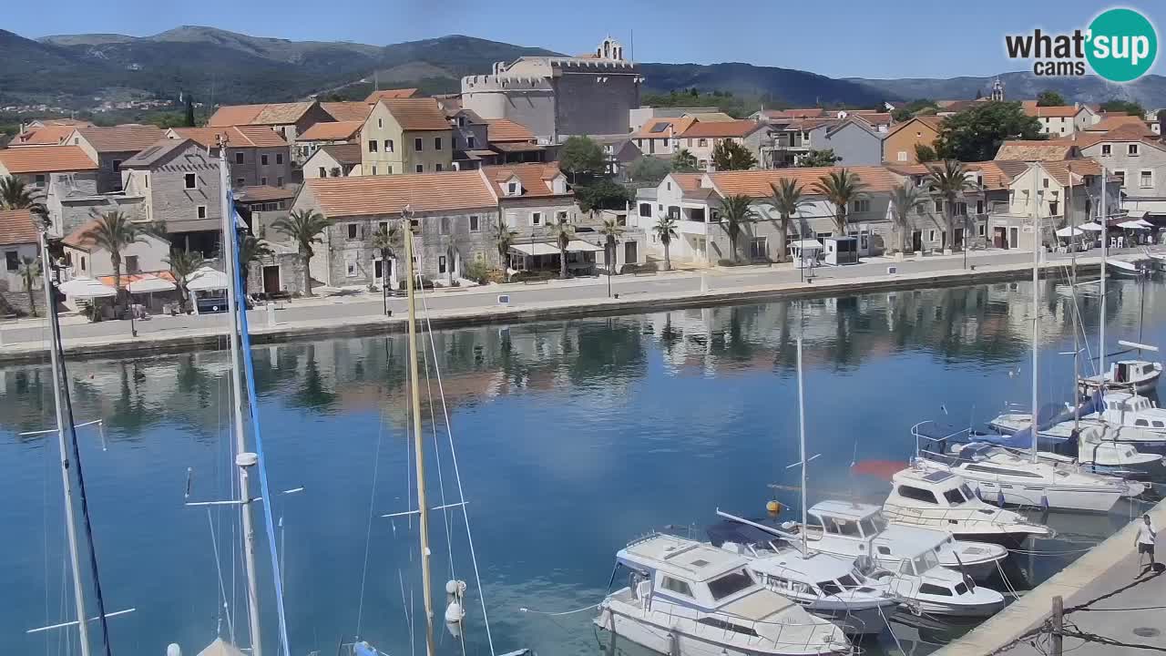 Livecam Hvar Vrboska marina | Île de Hvar | Dalmatia