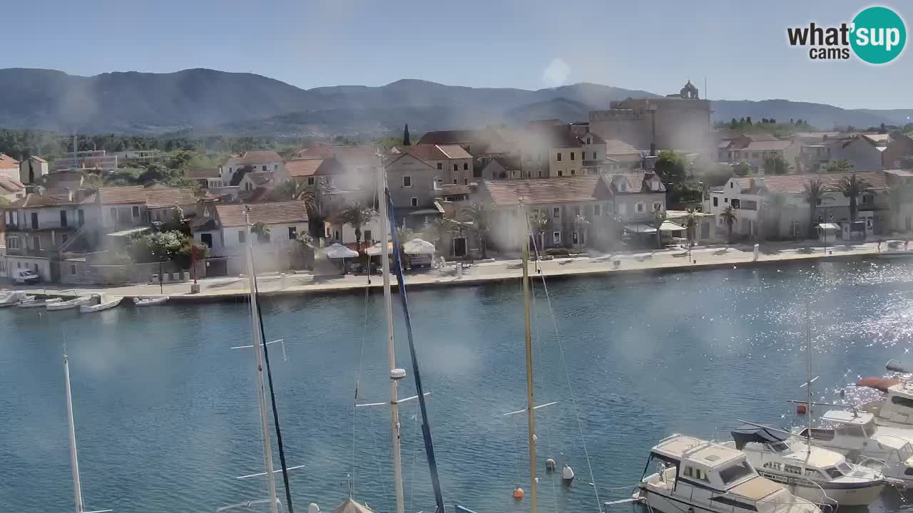 Livecam Hvar Vrboska marina | Île de Hvar | Dalmatia