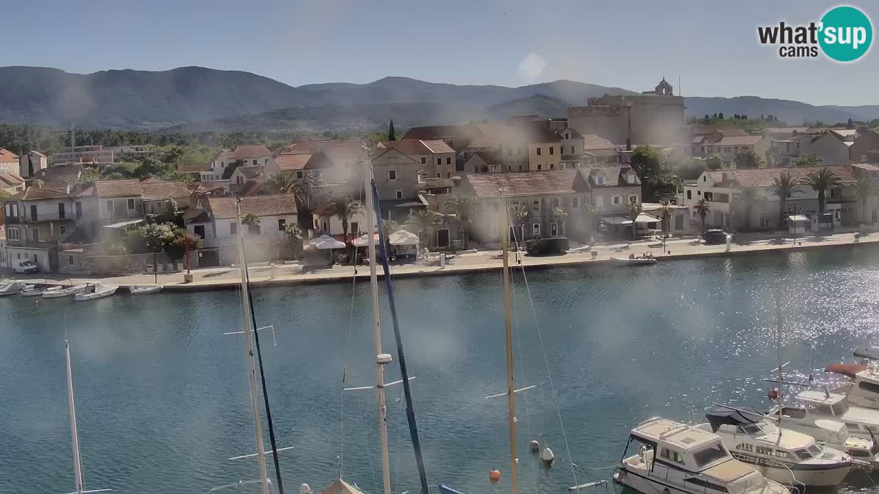 Livecam Hvar Vrboska marina | Île de Hvar | Dalmatia