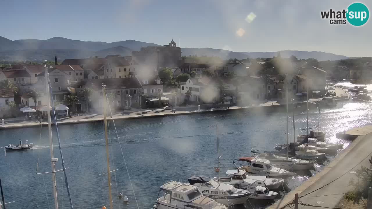 Livecam Hvar Vrboska marina | Île de Hvar | Dalmatia