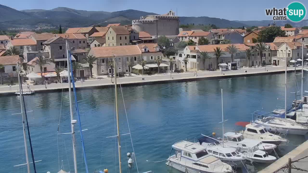 Livecam Hvar Vrboska marina | Île de Hvar | Dalmatia