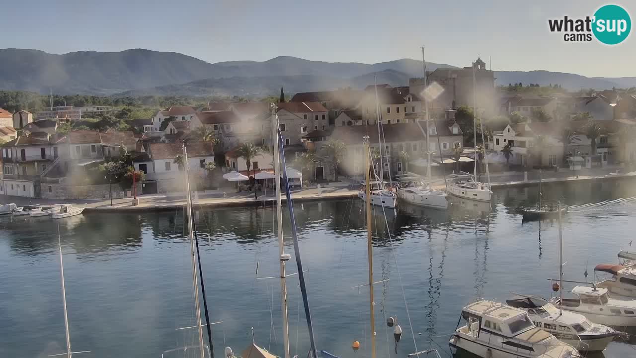 Livecam Hvar Vrboska marina | Île de Hvar | Dalmatia