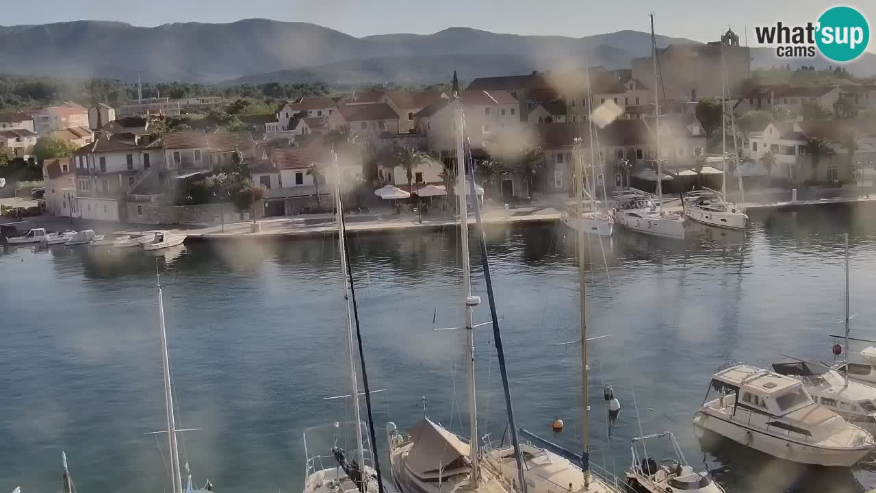 Webcam Vrboska marina | Hvar Insel | Dalmatien