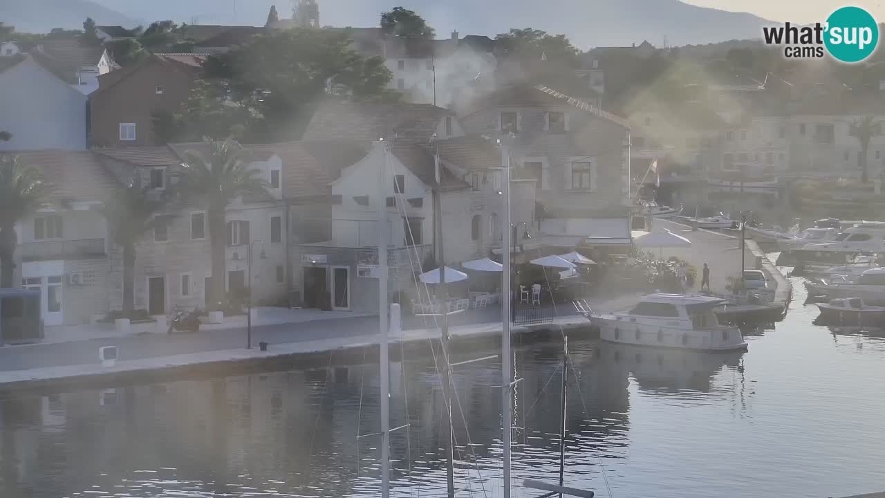 Livecam Hvar Vrboska marina | Île de Hvar | Dalmatia