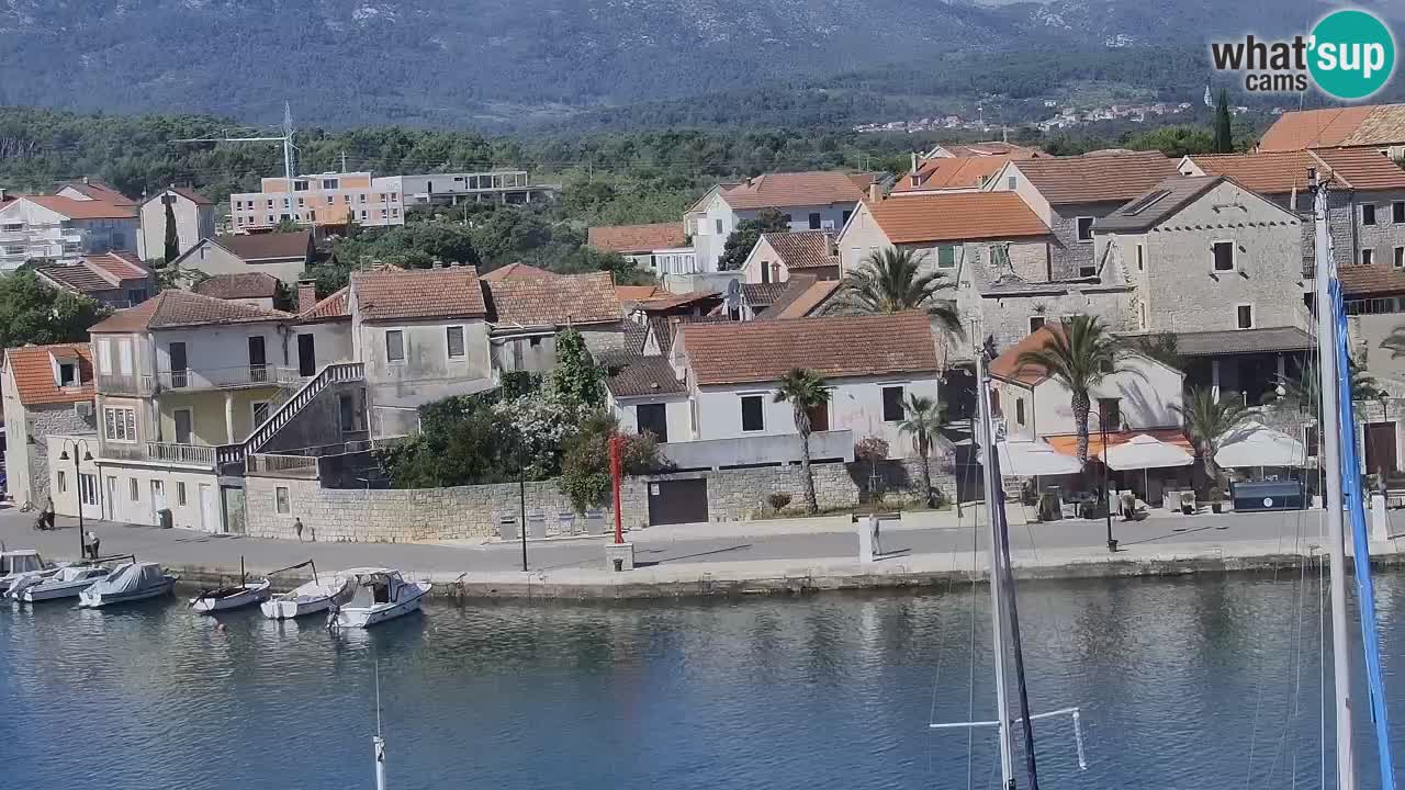 Webcam Vrboska marina | Hvar Insel | Dalmatien