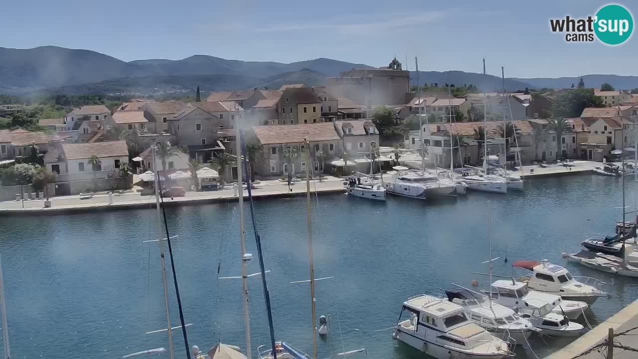 Livecam Hvar Vrboska marina | Île de Hvar | Dalmatia