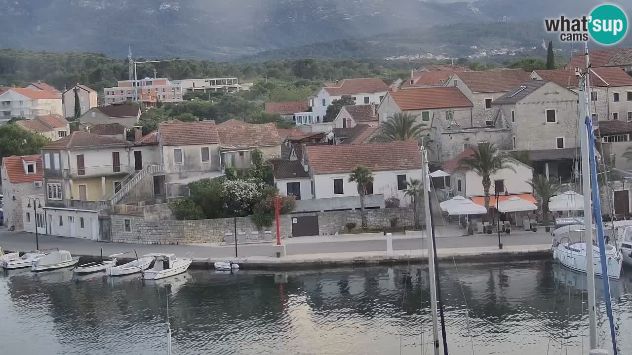 Webcam Hvar Vrboska marina | Dalmazia