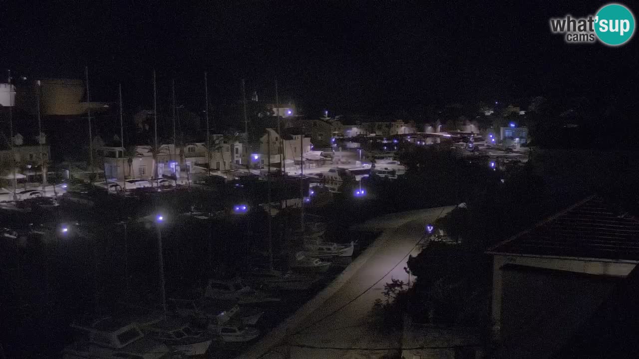 Livecam Hvar Vrboska marina | Île de Hvar | Dalmatia