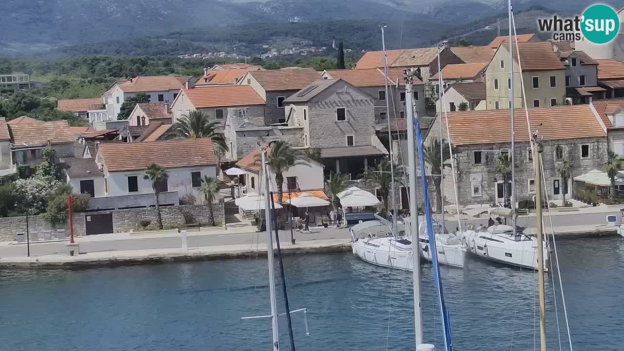 Webcam Hvar Vrboska marina | Dalmazia