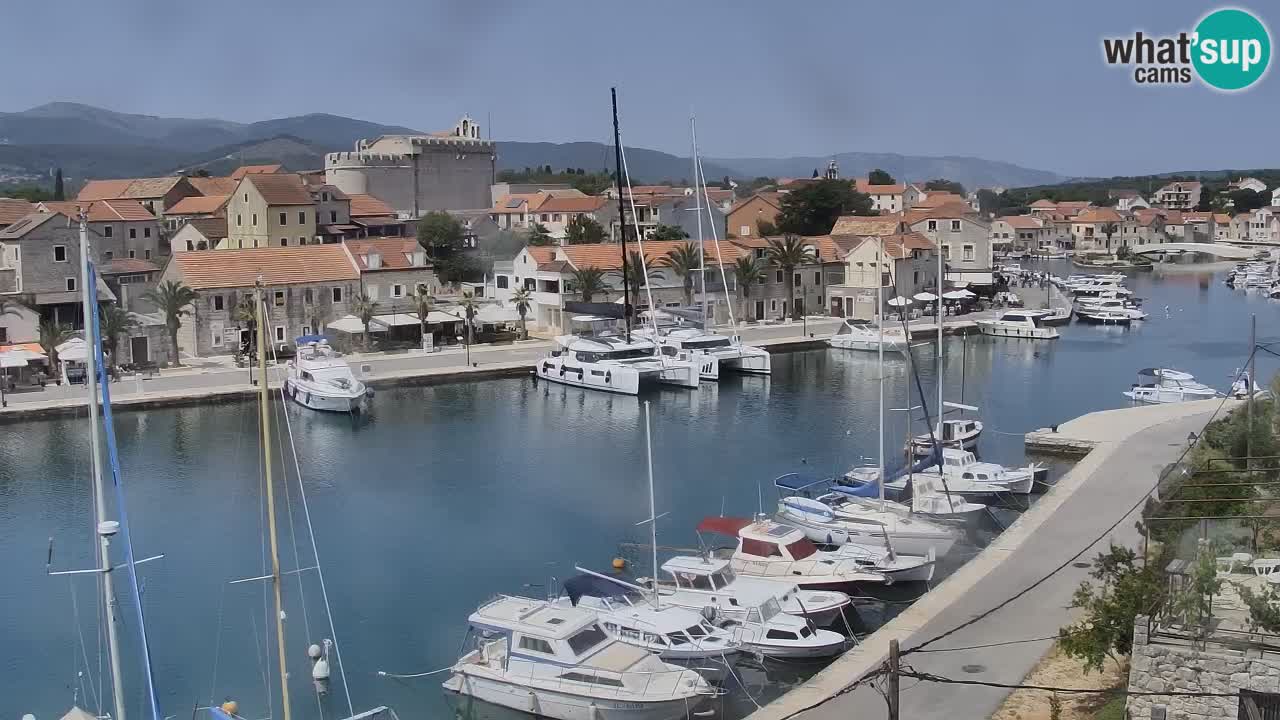 Livecam Hvar Vrboska marina | Île de Hvar | Dalmatia