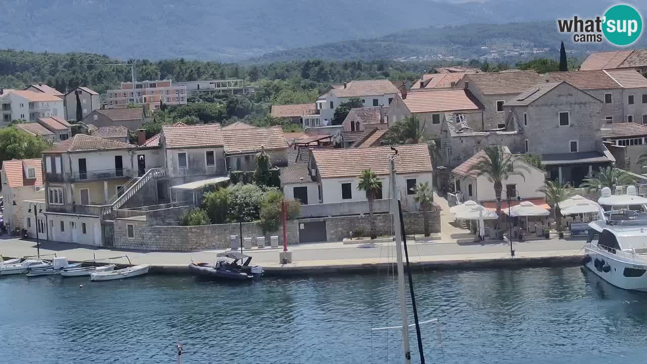 Livecam Hvar Vrboska marina | Île de Hvar | Dalmatia