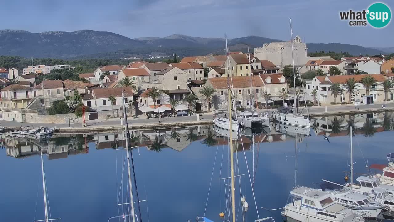 Livecam Hvar Vrboska marina | Île de Hvar | Dalmatia