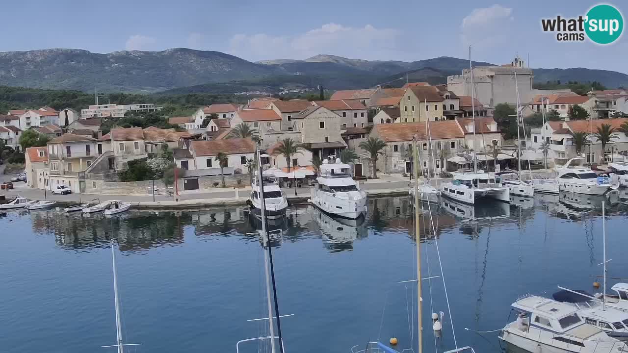 Webcam Hvar Vrboska marina | Dalmazia