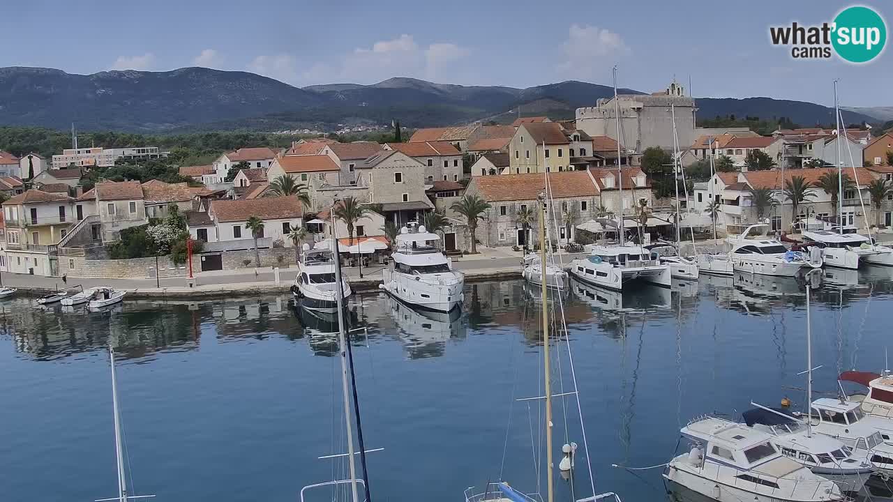 Webcam Vrboska marina | Hvar Insel | Dalmatien