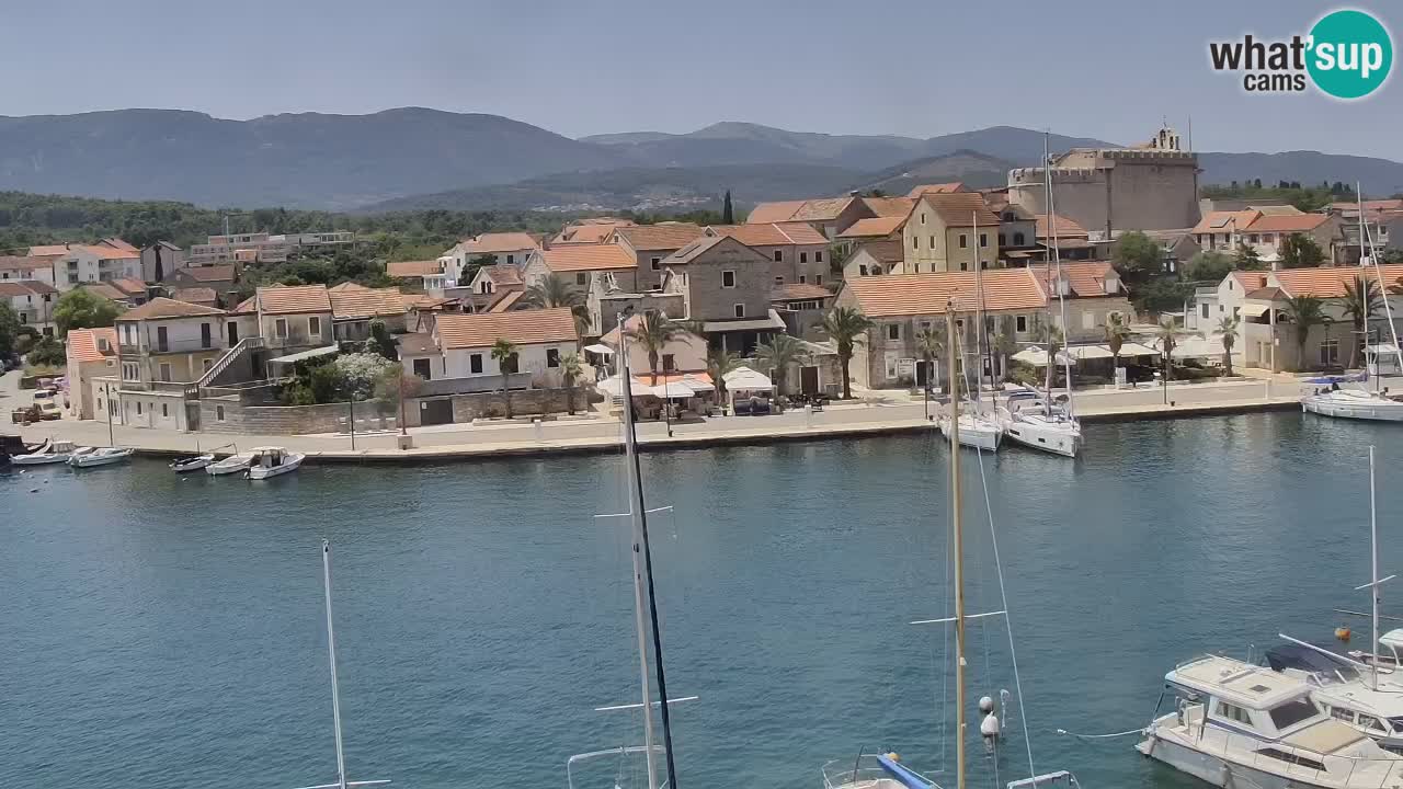 Livecam Vrboska marina | Hvar island | Dalmatia