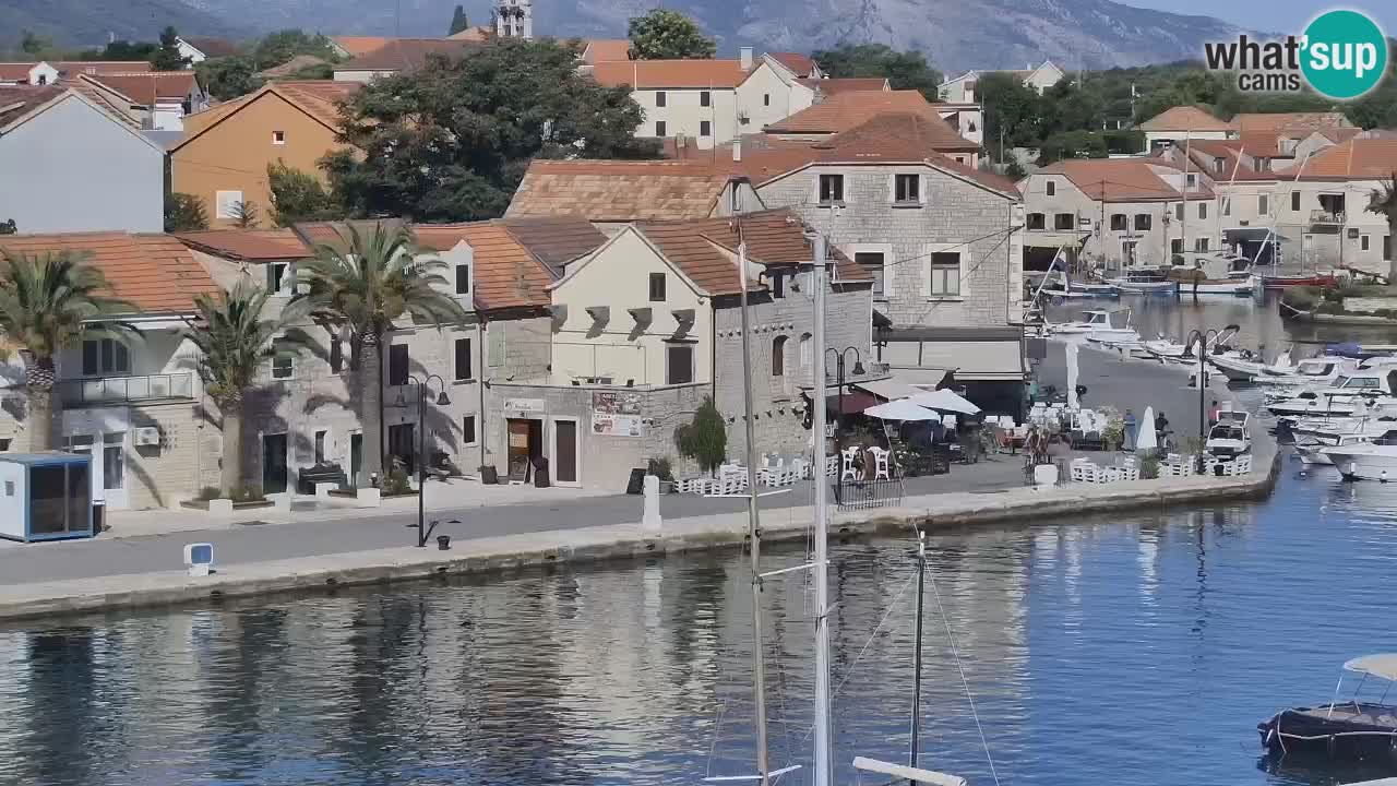 Livecam Hvar Vrboska marina | Île de Hvar | Dalmatia