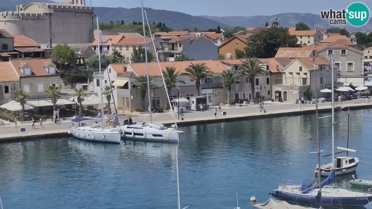 Webcam Vrboska marina | Hvar Insel | Dalmatien