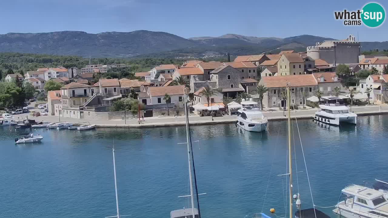 Livecam Hvar Vrboska marina | Île de Hvar | Dalmatia