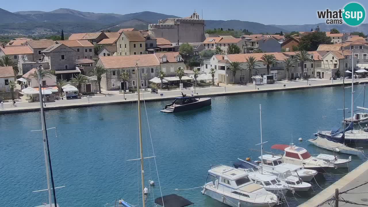 Webcam Vrboska marina | Hvar Insel | Dalmatien
