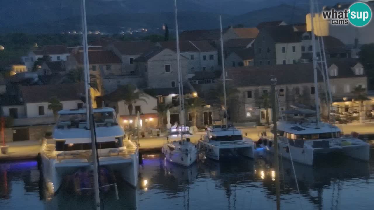 Livecam Hvar Vrboska marina | Île de Hvar | Dalmatia