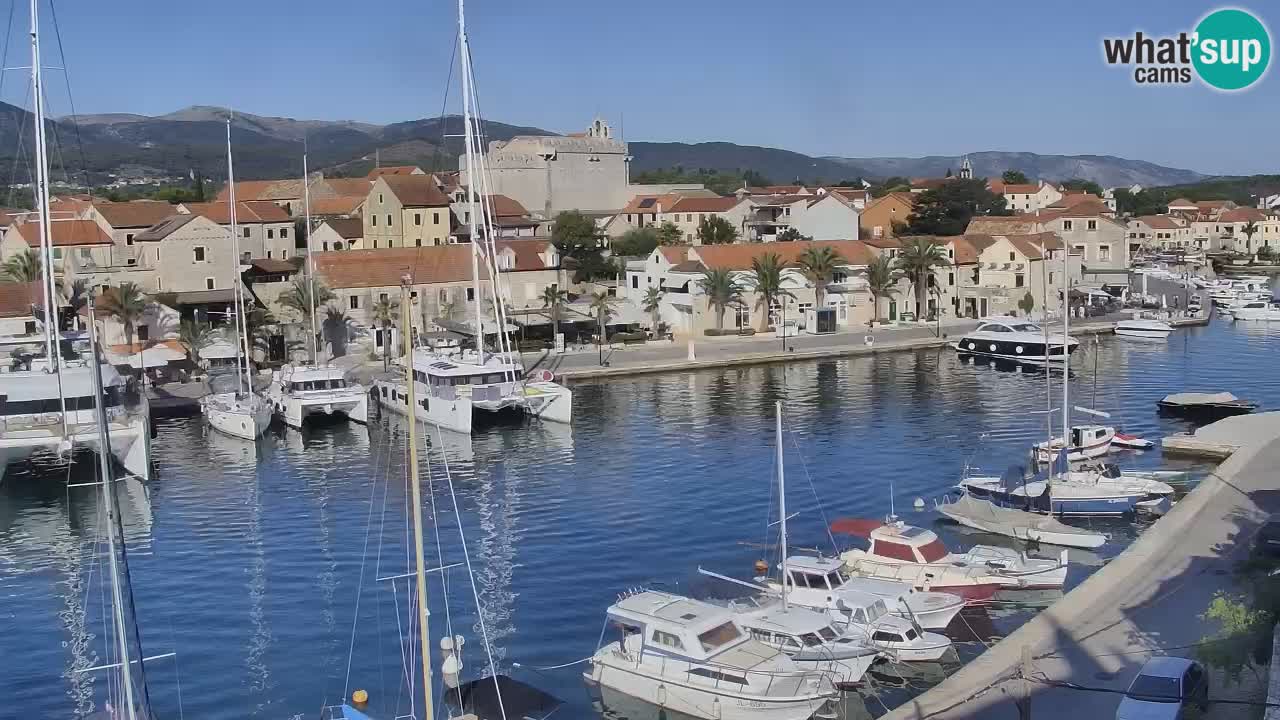 Livecam Hvar Vrboska marina | Île de Hvar | Dalmatia