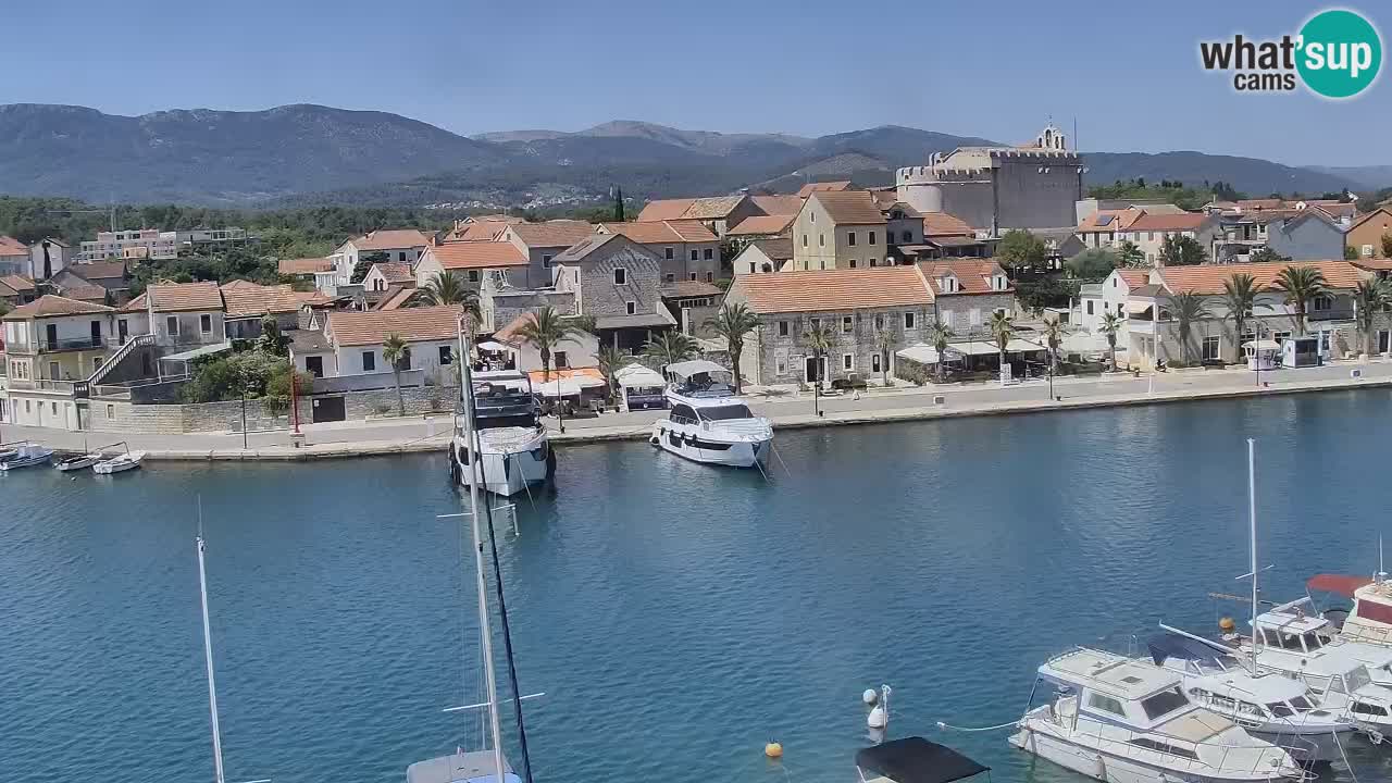 Webcam Vrboska marina | Hvar Insel | Dalmatien