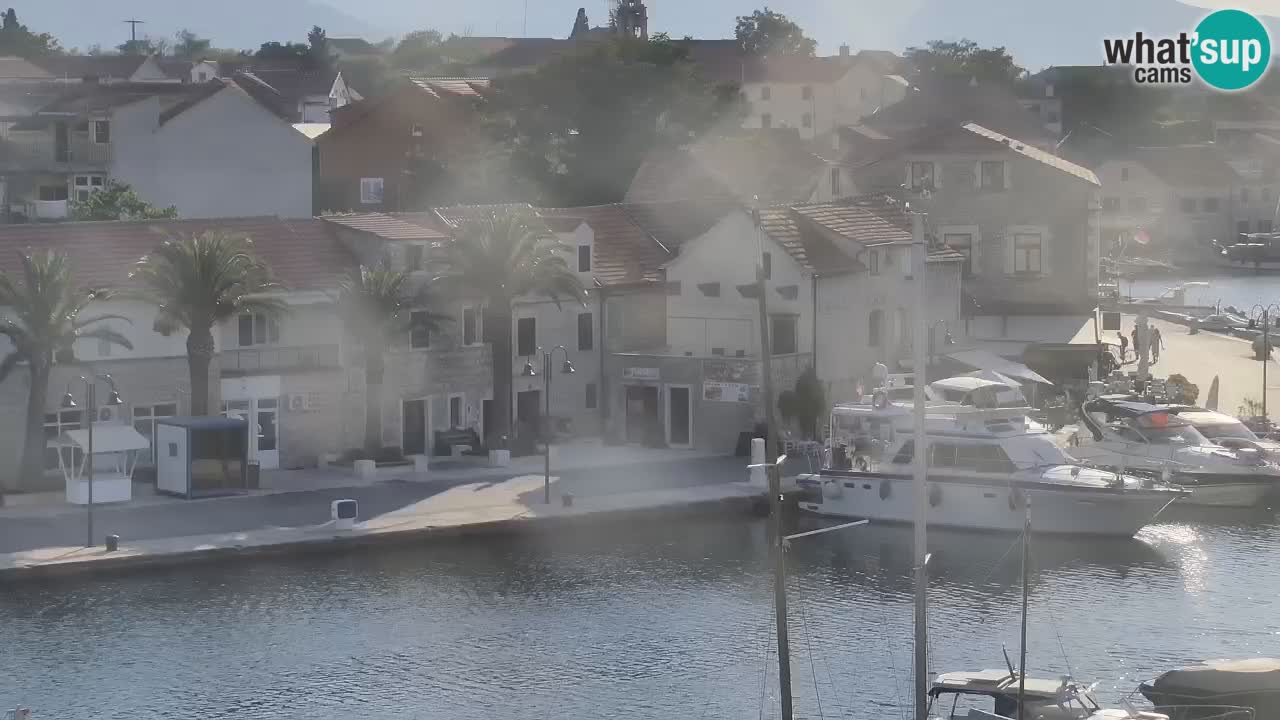 Webcam Hvar Vrboska marina | Dalmazia