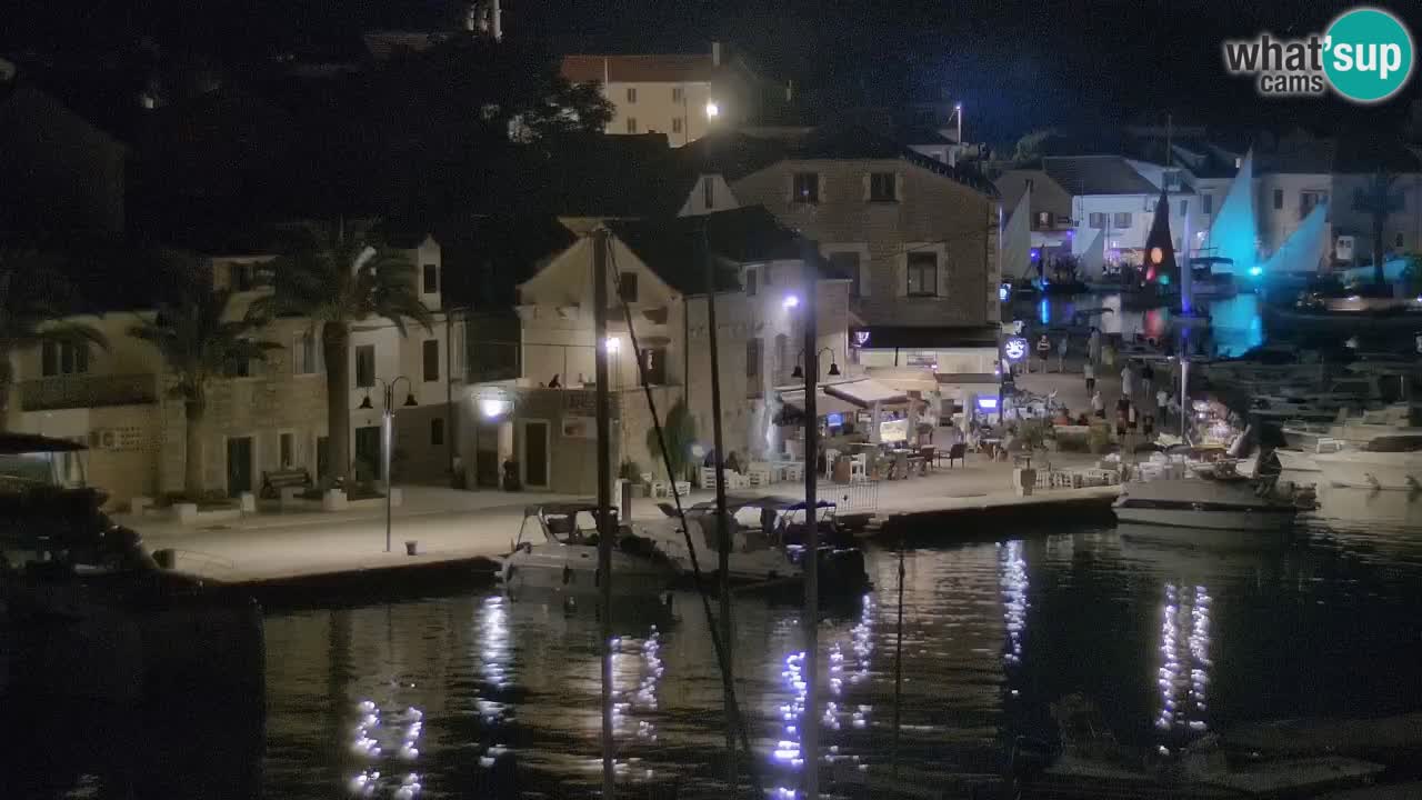Livecam Hvar Vrboska marina | Île de Hvar | Dalmatia