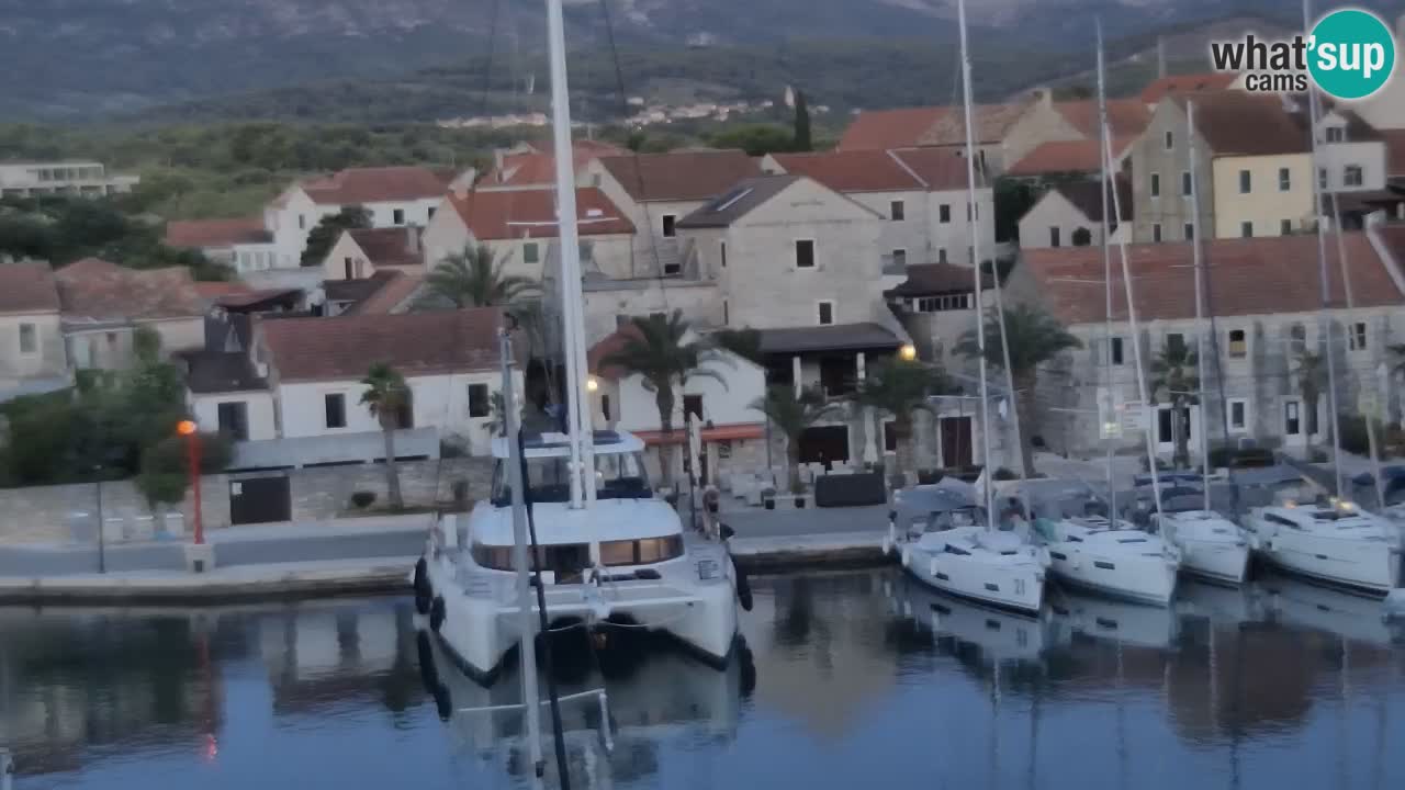 Livecam Hvar Vrboska marina | Île de Hvar | Dalmatia