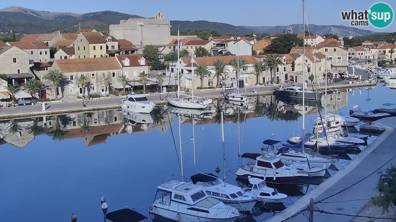 Livecam Hvar Vrboska marina | Île de Hvar | Dalmatia