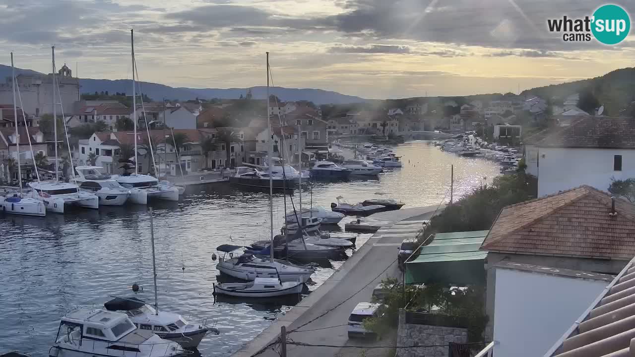 Livecam Hvar Vrboska marina | Île de Hvar | Dalmatia