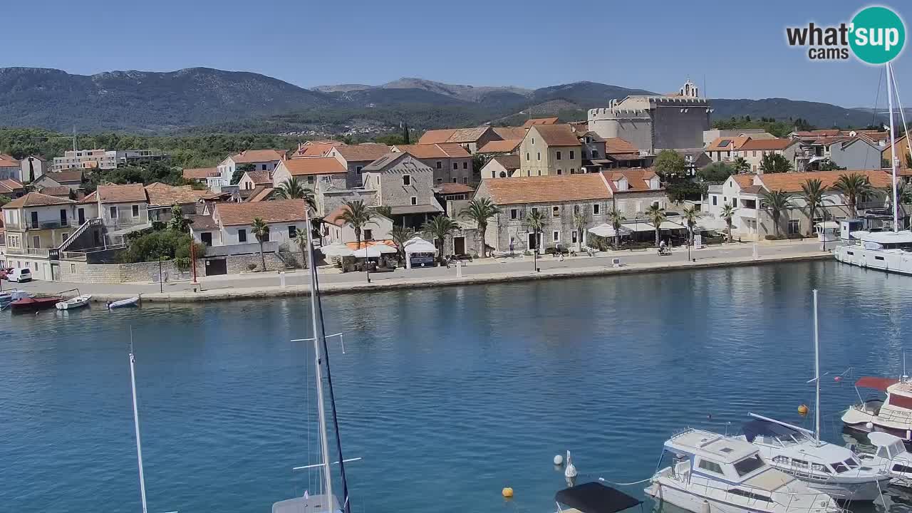 Livecam Hvar Vrboska marina | Île de Hvar | Dalmatia