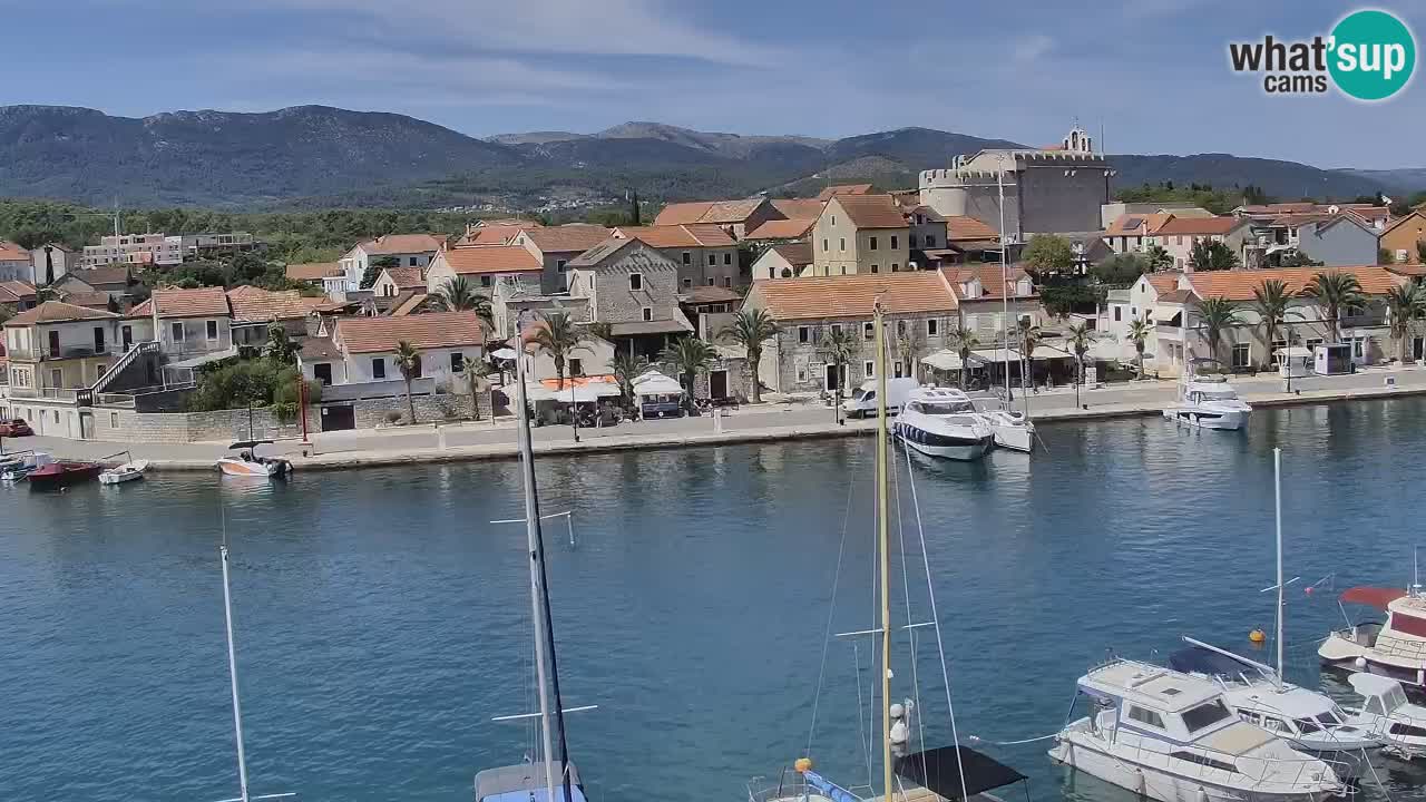 Livecam Hvar Vrboska marina | Île de Hvar | Dalmatia