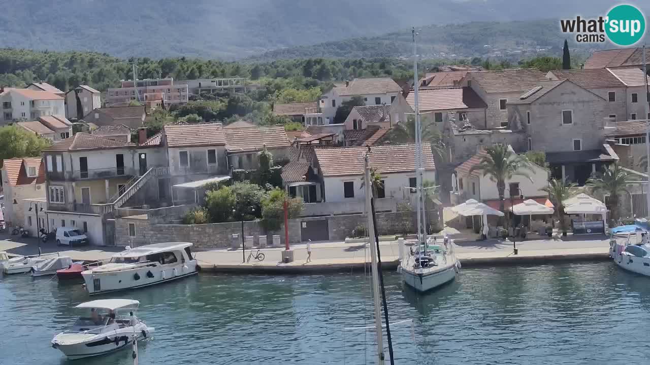 Livecam Hvar Vrboska marina | Île de Hvar | Dalmatia