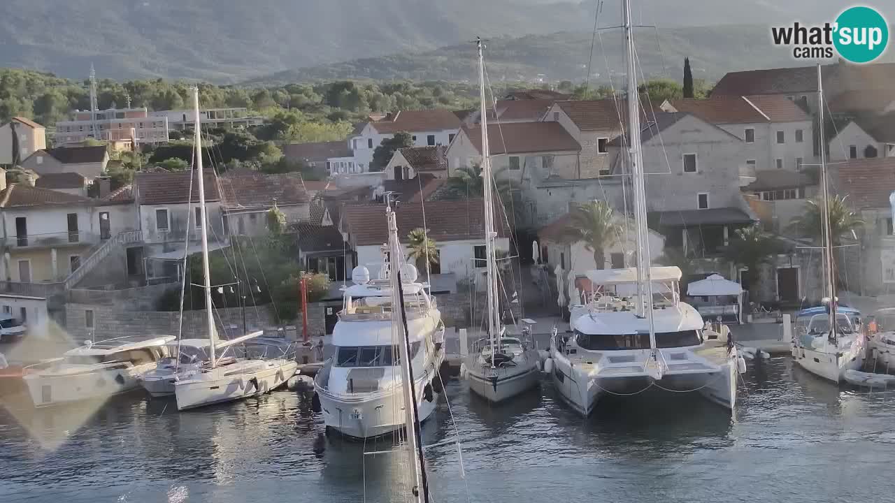 Livecam Hvar Vrboska marina | Île de Hvar | Dalmatia