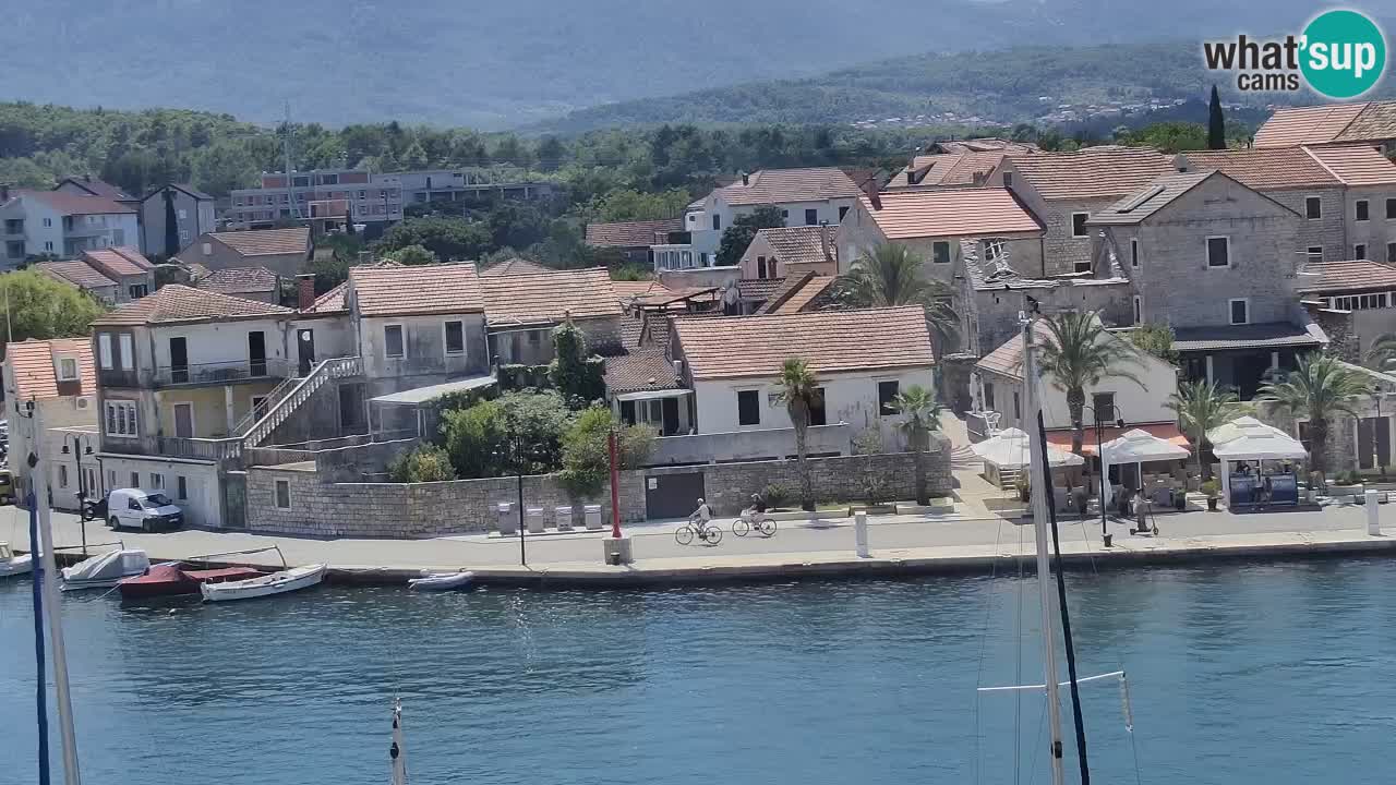 Livecam Hvar Vrboska marina | Île de Hvar | Dalmatia