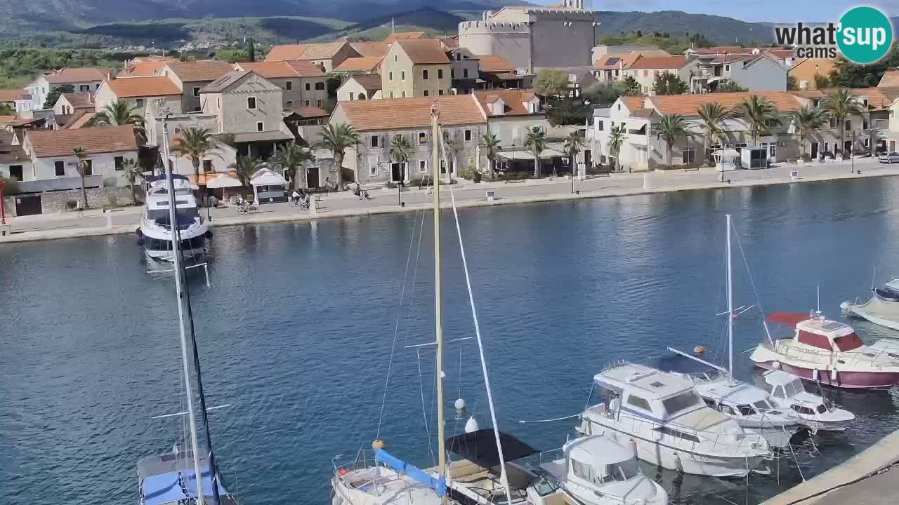Livecam Vrboska marina | Hvar island | Dalmatia