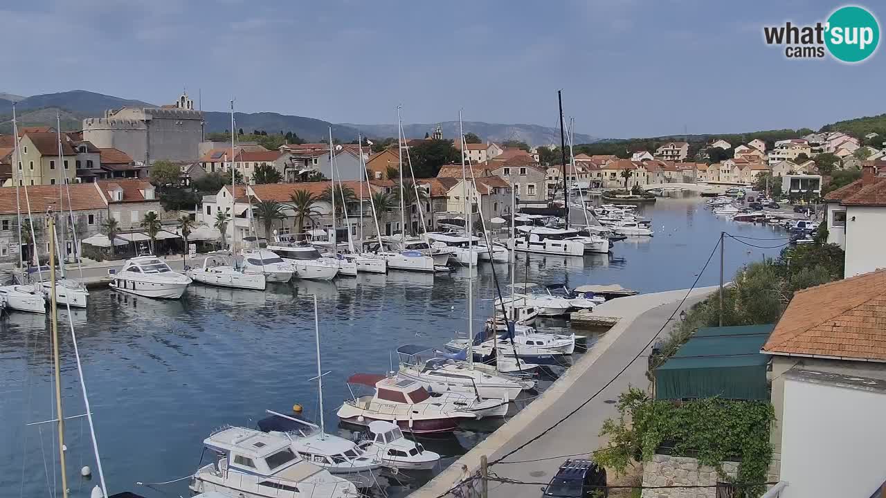 Livecam Hvar Vrboska marina | Île de Hvar | Dalmatia