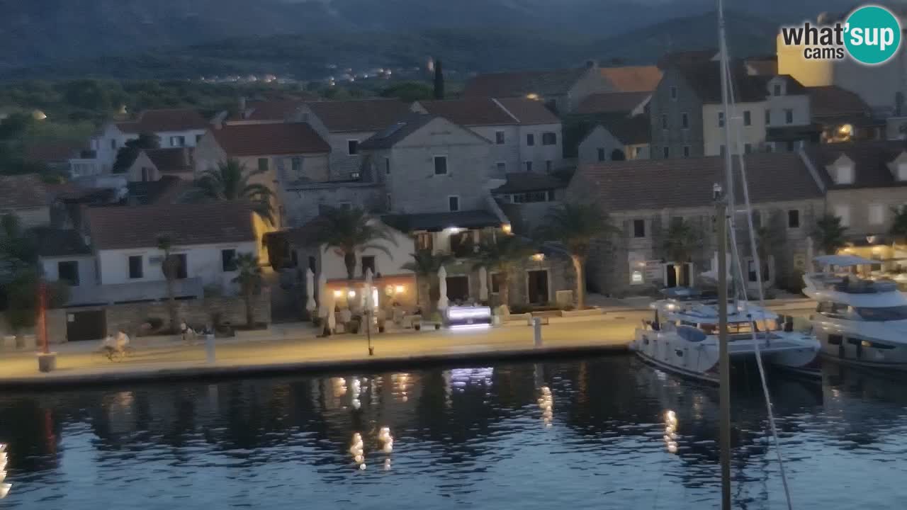 Webcam Hvar Vrboska marina | Dalmazia