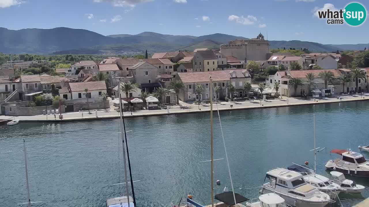 Livecam Hvar Vrboska marina | Île de Hvar | Dalmatia
