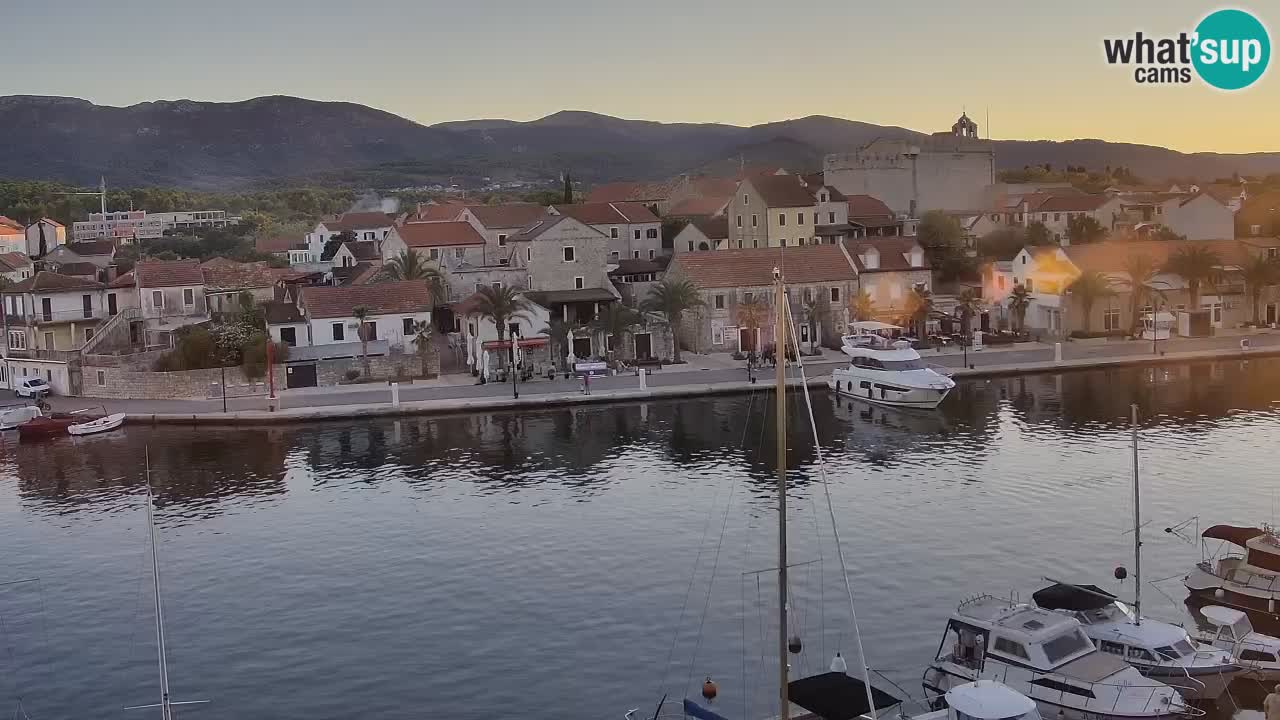 Webcam Hvar Vrboska marina | Dalmazia