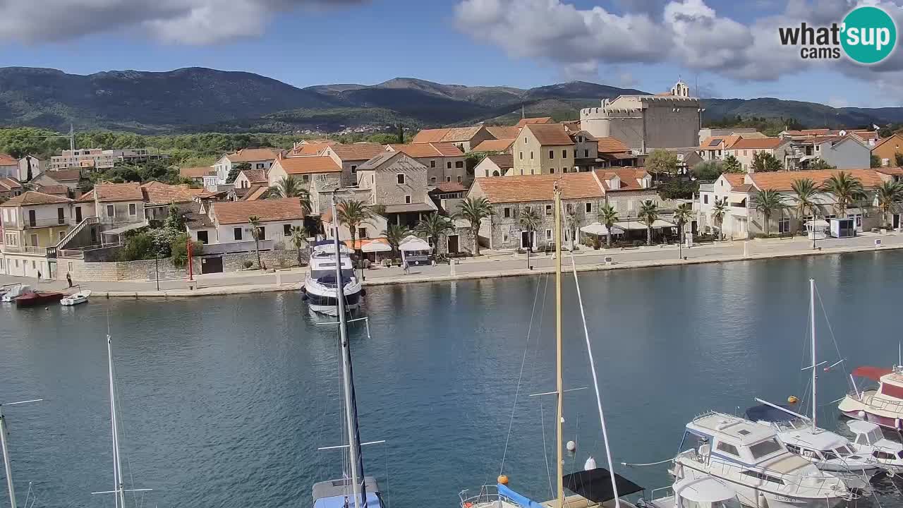 Webcam Hvar Vrboska marina | Dalmazia