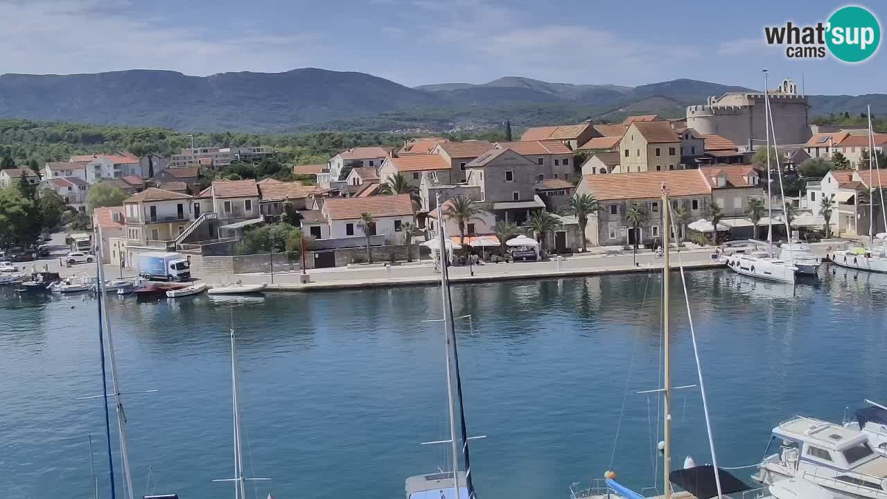 Livecam Hvar Vrboska marina | Île de Hvar | Dalmatia