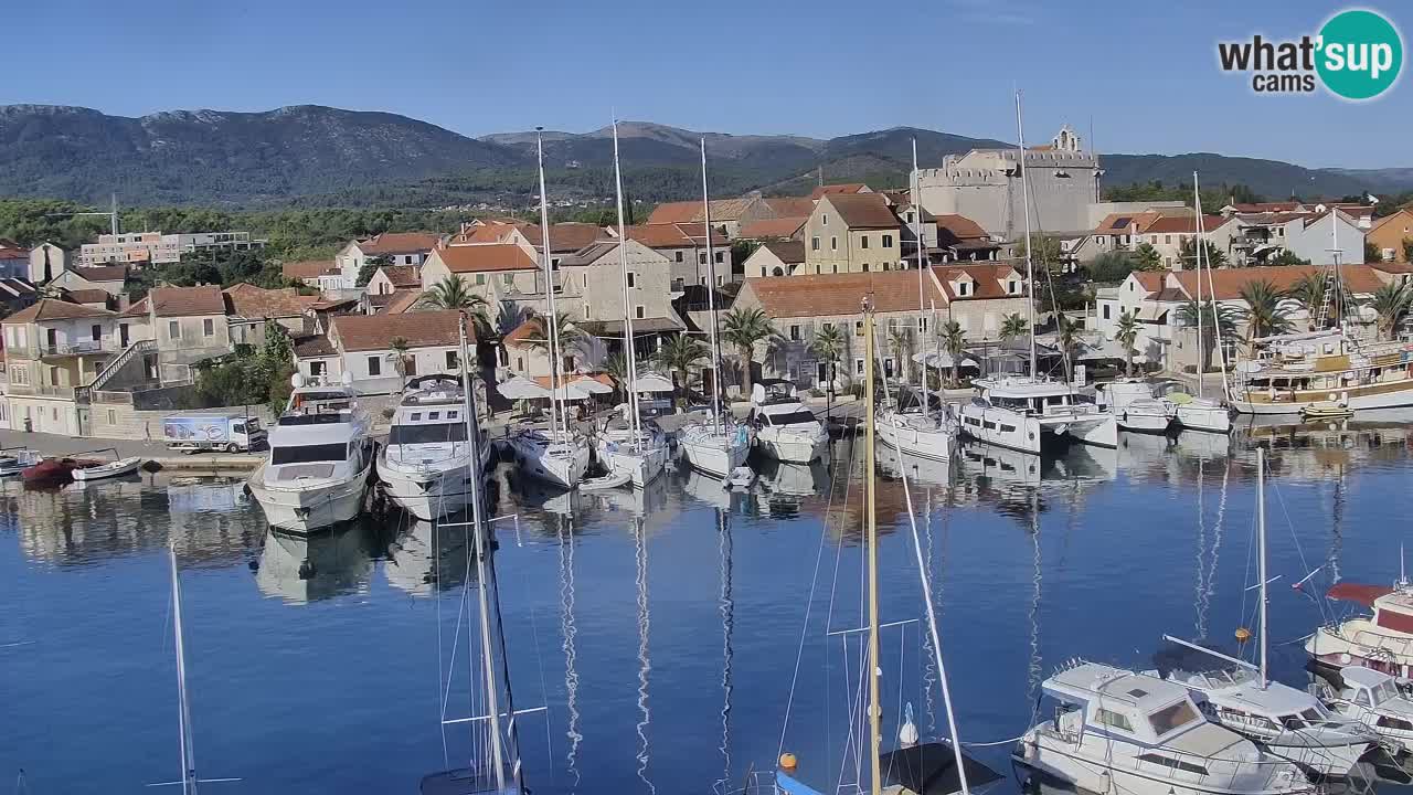 Livecam Hvar Vrboska marina | Île de Hvar | Dalmatia