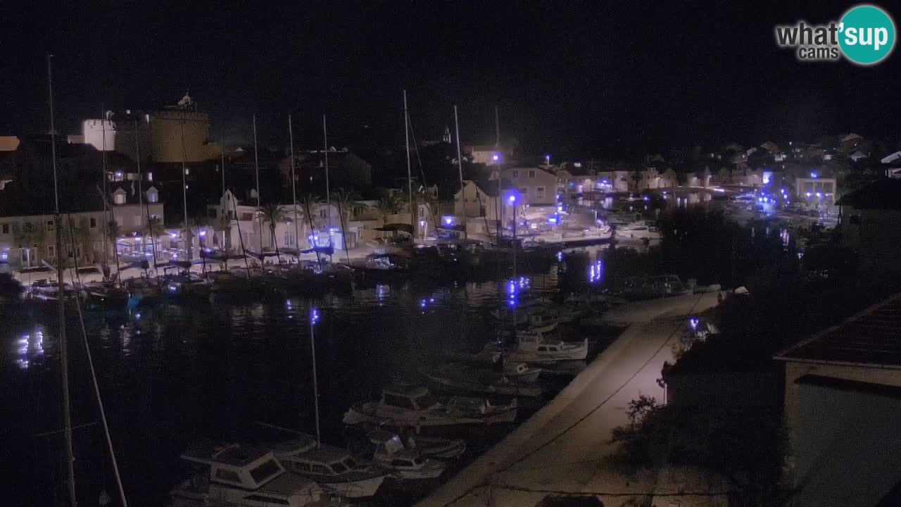 Livecam Hvar Vrboska marina | Île de Hvar | Dalmatia